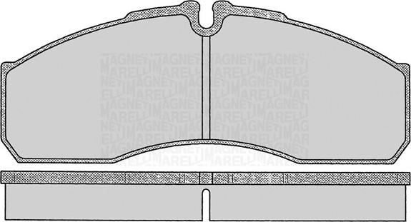 Magneti Marelli 363916060478 - Bremsbelagsatz, Scheibenbremse alexcarstop-ersatzteile.com