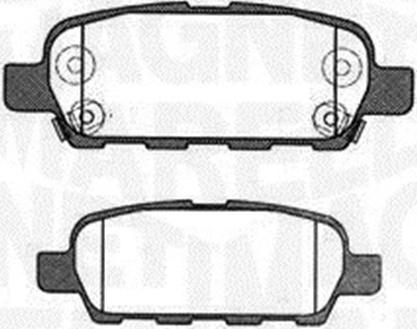 Magneti Marelli 363916060473 - Bremsbelagsatz, Scheibenbremse alexcarstop-ersatzteile.com