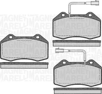 Magneti Marelli 363916060591 - Bremsbelagsatz, Scheibenbremse alexcarstop-ersatzteile.com