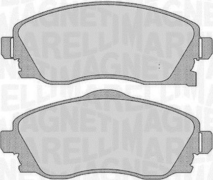 Magneti Marelli 363916060551 - Bremsbelagsatz, Scheibenbremse alexcarstop-ersatzteile.com