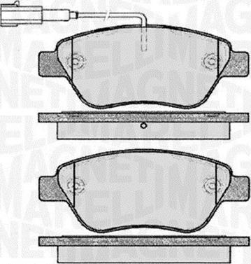 Magneti Marelli 363916060560 - Bremsbelagsatz, Scheibenbremse alexcarstop-ersatzteile.com