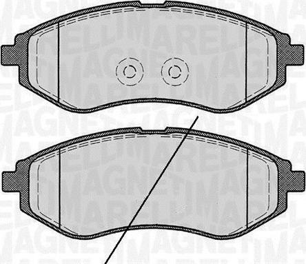 Magneti Marelli 363916060511 - Bremsbelagsatz, Scheibenbremse alexcarstop-ersatzteile.com