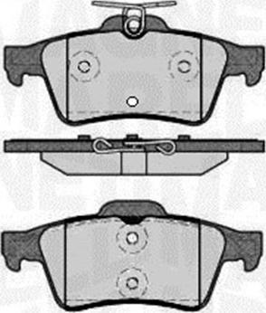 Magneti Marelli 363916060570 - Bremsbelagsatz, Scheibenbremse alexcarstop-ersatzteile.com