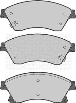 Magneti Marelli 363916060694 - Bremsbelagsatz, Scheibenbremse alexcarstop-ersatzteile.com