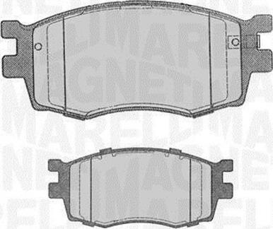 Magneti Marelli 363916060698 - Bremsbelagsatz, Scheibenbremse alexcarstop-ersatzteile.com