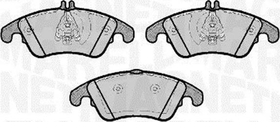 Magneti Marelli 363916060654 - Bremsbelagsatz, Scheibenbremse alexcarstop-ersatzteile.com