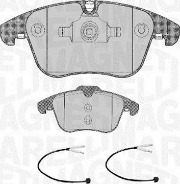 Magneti Marelli 363916060668 - Bremsbelagsatz, Scheibenbremse alexcarstop-ersatzteile.com