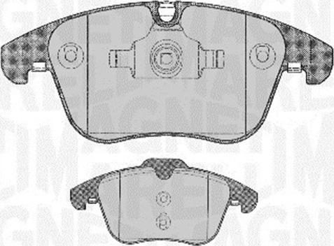 Magneti Marelli 363916060667 - Bremsbelagsatz, Scheibenbremse alexcarstop-ersatzteile.com