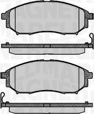 Magneti Marelli 363916060683 - Bremsbelagsatz, Scheibenbremse alexcarstop-ersatzteile.com