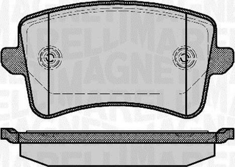 Magneti Marelli 363916060141 - Bremsbelagsatz, Scheibenbremse alexcarstop-ersatzteile.com