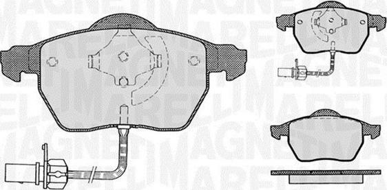 Magneti Marelli 363916060142 - Bremsbelagsatz, Scheibenbremse alexcarstop-ersatzteile.com