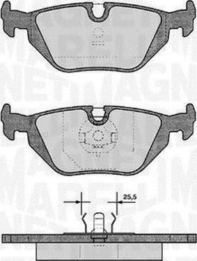 Magneti Marelli 363916060154 - Bremsbelagsatz, Scheibenbremse alexcarstop-ersatzteile.com