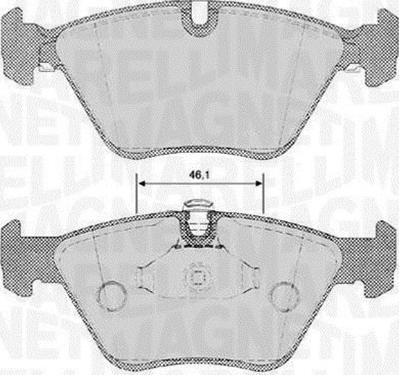 Magneti Marelli 363916060153 - Bremsbelagsatz, Scheibenbremse alexcarstop-ersatzteile.com