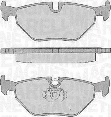 Magneti Marelli 363916060157 - Bremsbelagsatz, Scheibenbremse alexcarstop-ersatzteile.com