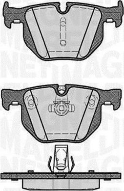 Magneti Marelli 363916060161 - Bremsbelagsatz, Scheibenbremse alexcarstop-ersatzteile.com