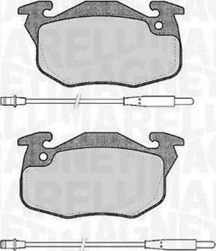 Magneti Marelli 363916060168 - Bremsbelagsatz, Scheibenbremse alexcarstop-ersatzteile.com