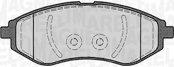 Magneti Marelli 363916060163 - Bremsbelagsatz, Scheibenbremse alexcarstop-ersatzteile.com