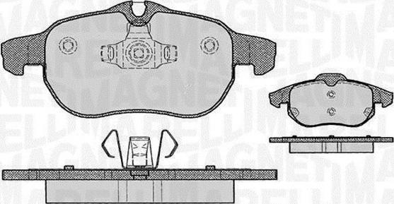 Magneti Marelli 363916060162 - Bremsbelagsatz, Scheibenbremse alexcarstop-ersatzteile.com