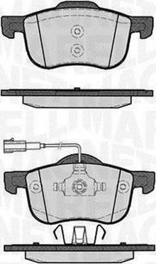 Magneti Marelli 363916060115 - Bremsbelagsatz, Scheibenbremse alexcarstop-ersatzteile.com