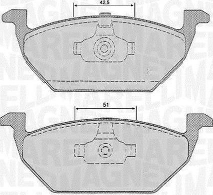 Magneti Marelli 363916060134 - Bremsbelagsatz, Scheibenbremse alexcarstop-ersatzteile.com