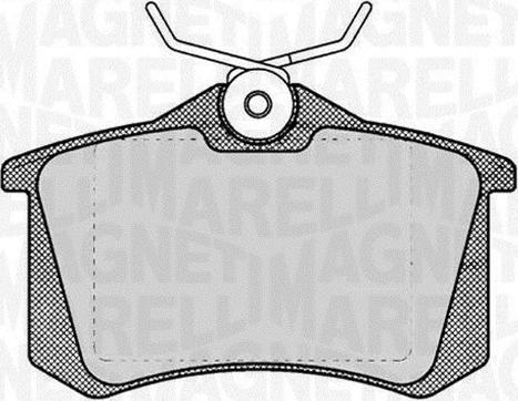 Magneti Marelli 363916060131 - Bremsbelagsatz, Scheibenbremse alexcarstop-ersatzteile.com