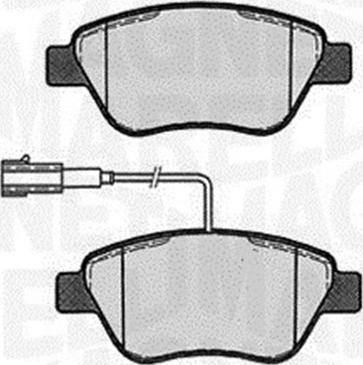 Magneti Marelli 363916060123 - Bremsbelagsatz, Scheibenbremse alexcarstop-ersatzteile.com