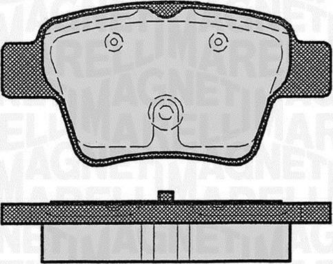 Magneti Marelli 363916060179 - Bremsbelagsatz, Scheibenbremse alexcarstop-ersatzteile.com