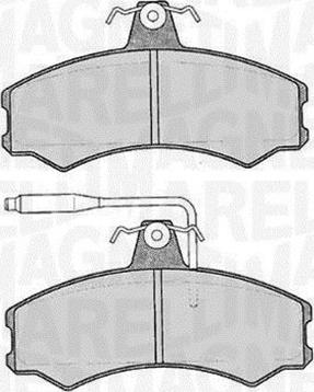 Magneti Marelli 363916060175 - Bremsbelagsatz, Scheibenbremse alexcarstop-ersatzteile.com