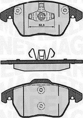 Magneti Marelli 363916060178 - Bremsbelagsatz, Scheibenbremse alexcarstop-ersatzteile.com