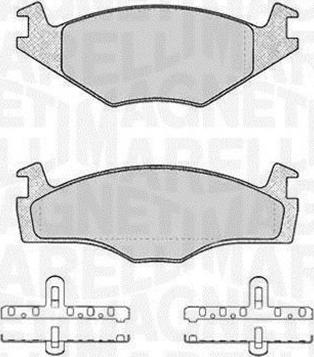 Magneti Marelli 363916060394 - Bremsbelagsatz, Scheibenbremse alexcarstop-ersatzteile.com