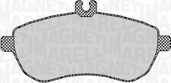 Magneti Marelli 363916060313 - Bremsbelagsatz, Scheibenbremse alexcarstop-ersatzteile.com