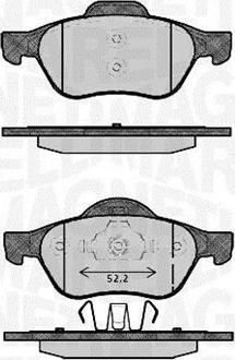 Magneti Marelli 363916060384 - Bremsbelagsatz, Scheibenbremse alexcarstop-ersatzteile.com