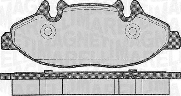 Magneti Marelli 363916060329 - Bremsbelagsatz, Scheibenbremse alexcarstop-ersatzteile.com