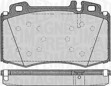 Magneti Marelli 363916060320 - Bremsbelagsatz, Scheibenbremse alexcarstop-ersatzteile.com