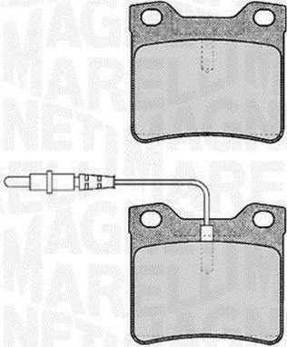 Magneti Marelli 363916060375 - Bremsbelagsatz, Scheibenbremse alexcarstop-ersatzteile.com