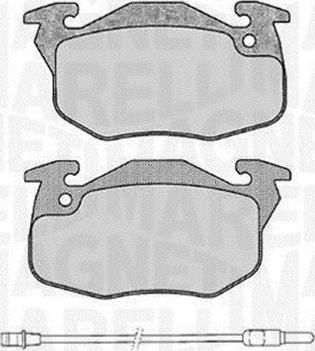 Magneti Marelli 363916060372 - Bremsbelagsatz, Scheibenbremse alexcarstop-ersatzteile.com