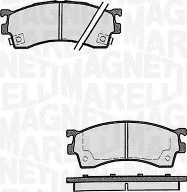 Magneti Marelli 363916060296 - Bremsbelagsatz, Scheibenbremse alexcarstop-ersatzteile.com