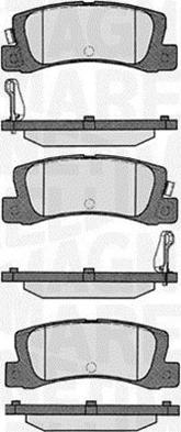 Magneti Marelli 363916060292 - Bremsbelagsatz, Scheibenbremse alexcarstop-ersatzteile.com