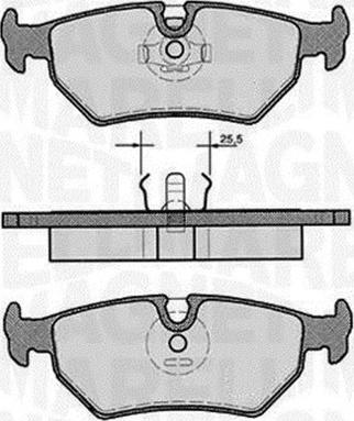 Magneti Marelli 363916060242 - Bremsbelagsatz, Scheibenbremse alexcarstop-ersatzteile.com