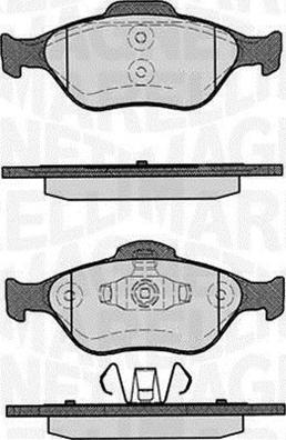 Magneti Marelli 363916060252 - Bremsbelagsatz, Scheibenbremse alexcarstop-ersatzteile.com