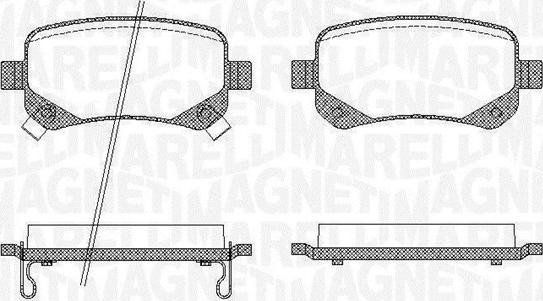 Magneti Marelli 363916060210 - Bremsbelagsatz, Scheibenbremse alexcarstop-ersatzteile.com