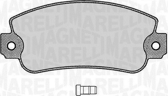 Magneti Marelli 363916060212 - Bremsbelagsatz, Scheibenbremse alexcarstop-ersatzteile.com