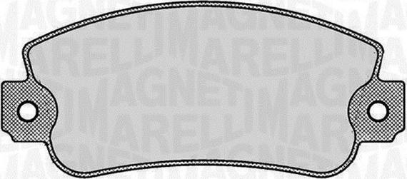 Magneti Marelli 363916060237 - Bremsbelagsatz, Scheibenbremse alexcarstop-ersatzteile.com