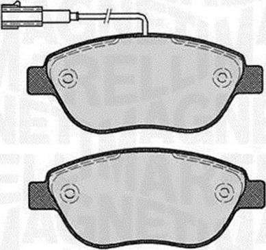 Magneti Marelli 363916060221 - Bremsbelagsatz, Scheibenbremse alexcarstop-ersatzteile.com