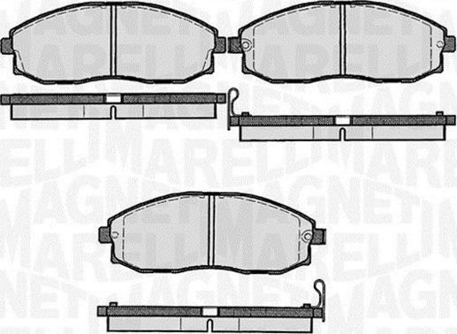 Magneti Marelli 363916060279 - Bremsbelagsatz, Scheibenbremse alexcarstop-ersatzteile.com