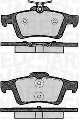 Magneti Marelli 363916060796 - Bremsbelagsatz, Scheibenbremse alexcarstop-ersatzteile.com