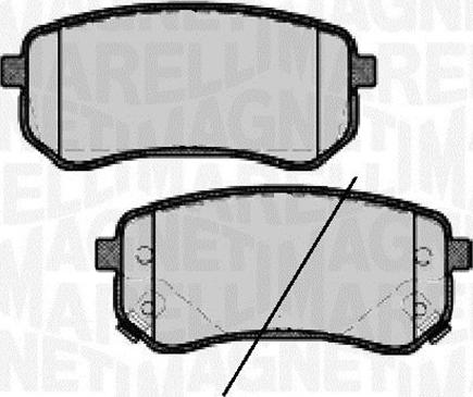 Magneti Marelli 363916060745 - Bremsbelagsatz, Scheibenbremse alexcarstop-ersatzteile.com