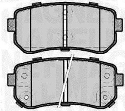 Magneti Marelli 363916060701 - Bremsbelagsatz, Scheibenbremse alexcarstop-ersatzteile.com