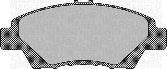 Magneti Marelli 363916060707 - Bremsbelagsatz, Scheibenbremse alexcarstop-ersatzteile.com