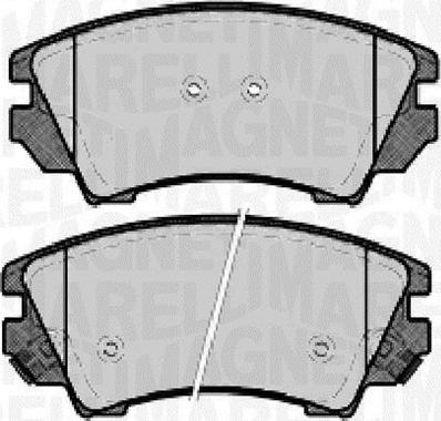 Magneti Marelli 363916060724 - Bremsbelagsatz, Scheibenbremse alexcarstop-ersatzteile.com